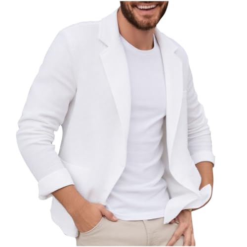 Veste été homme veste business décontractée chic manche longue à revers