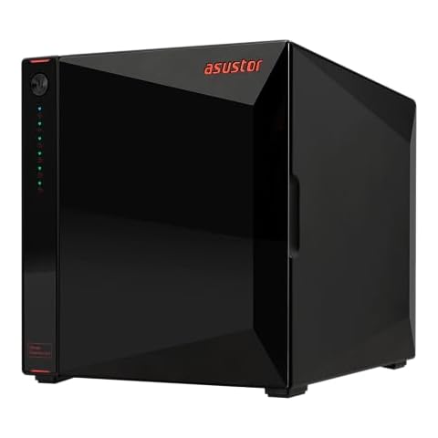 Asustor Xpanstor 4 AS5004U, 4 Bay Expansion Unit USB 3.1 Gen 2 Type C NAS Storage Capacity Expander Cover