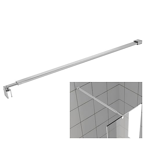Shower Door Bar Support Rod, 27-47 Inch Adjustable Length, for 5/16