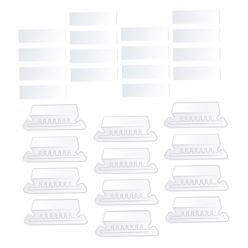 OUNONA 100個 ファイル整理用透明製ハンギングフォルダータブ 書き込み可能で再利用可 学校 オフィス向け仕切りラベル