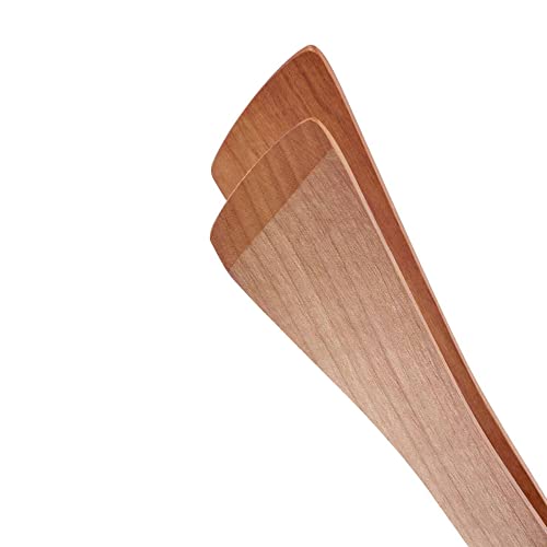 Triangle Cherry Wood Tongs - Ideal For Turning, Tossing, Flipping & Serving - Eco-Friendly Handle #TOP3