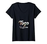 Photo Gallery donna vacanze in togo spring break 2026 maglietta con collo a v Photo Gallery donna vacanze in togo spring break 2026 maglietta con collo a v