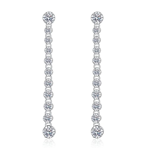 Boucles d'oreilles Moissanite StarGems anti-allergie en argent pour retrouver le plaisir des bijoux