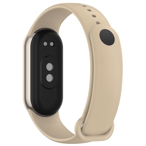 Image of Vanjua Watch Strap for Xiaomi Smart Band 10 /9 /8, Soft Silicone Adjustable Sport Wrist Band for Xiaomi Mi Band 8 /9 /10 Smart Watch (No Watch)