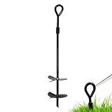 ycezw - Piquetas de trampolín, ancla de Hangar en - estaca de estacas robustas, gancho de anclaje para trampolines, tiendas y nichos para mascotas