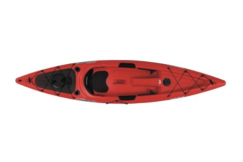 SUNDOLPHIN Sun Dolphin Bali SS Sit-on top Kayak (Red, 12-Feet)