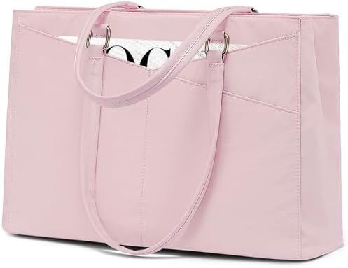 LOVEVOOK Laptop Tote Bag for Women Work, Large Capacity Work Teacher Tote Bag, Computer Briefcase Bags for Office Travel