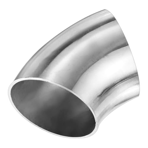 M METERXITY 2�Z�b�g OD 45mm 45�x�}���h�����x���h�G���{ ����1.5mm 304�X�e�����X�|�G�L�]�[�X�g�G���{�p�C�v �ԗ������r�C�V�X�e���E�K�i�肷��x���h�p ����55mm