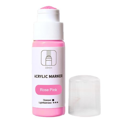 Graffiti Mop,Graffiti 18mm Tip Water-Based | Waterproof Mop Graffiti Marker, Graffiti Supplies, Fade-Resistant, 60ml Ink for All Surfaces, Murals, Canva