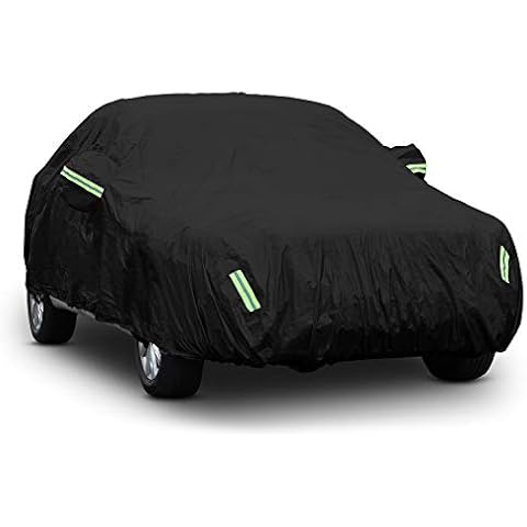 Pujuas - Waterproof Black Car Cover for SUV 4.8 x 1.9 x 1.8 m Cover