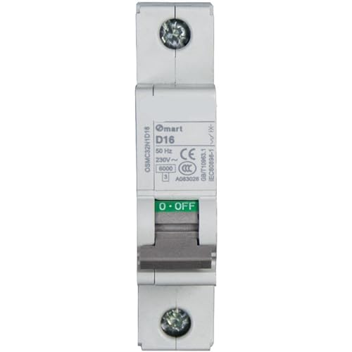 Disjoncteur courbe C 1A évite les surcharges sur vos lignes domotiques 230V 6kA