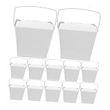 Gatuida 50stücke Lebensmittel Box Aus Papier Zum Mitnehmen Burgerboxen Für Takeaway Aufbewahrungsbehälter Für Burger Hähnchen Reis Und Pommes Vielseitig Einsetzbar Für Catering Picknicks u