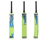 34" Lightweight Bat for Tape Ball & Soft Tennis Ball Cricket Bat for School & College Boys & Girls (Ages 12-17) Naqqash Sports (Green)