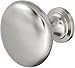 Amerock | Cabinet Knob | Satin Nickel | 1-1/4 inch (32 mm) Diameter | Edona | Drawer Knob | Cabinet Hardware (Pack of 10)