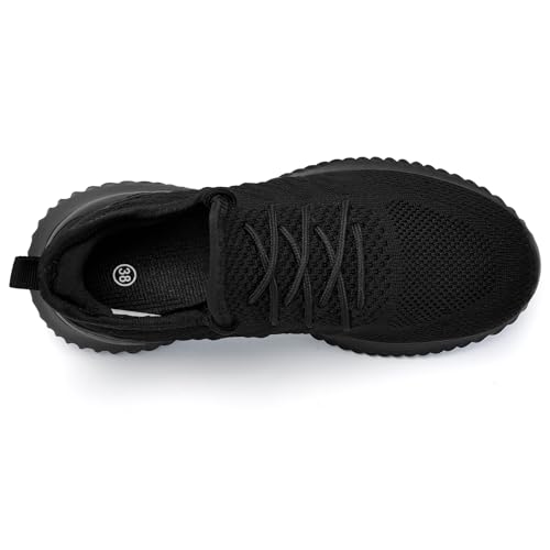 Image of PPQ Womens Slip On Walking Shoes,Memory Foam Lightweight Comfort Casual Workout Shoes,Yoga Or Tennis Or Running Sneakers