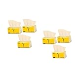 VALICLUD 2 Sätze Flexible Serviette Papierextraktion Gesichtsreinigungstuch Bambus-gesichtstücher Make-up-entferner-tuch Yellow 810 Blätter*2