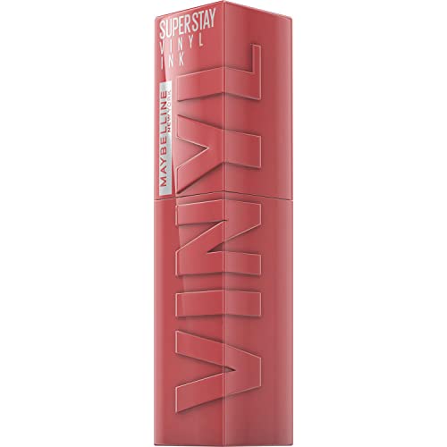 Maybelline New-York - Rouge à Lèvres Liquide - Effet Vinyl Brillant - Longue Tenue - SuperStay Vinyl Ink - Teinte : Cheeky (35)