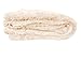 Extra Soft Body Pillow Cover, Sherpa/Microplush Material, 20x54 Inches, Zipper Closure (Cream)