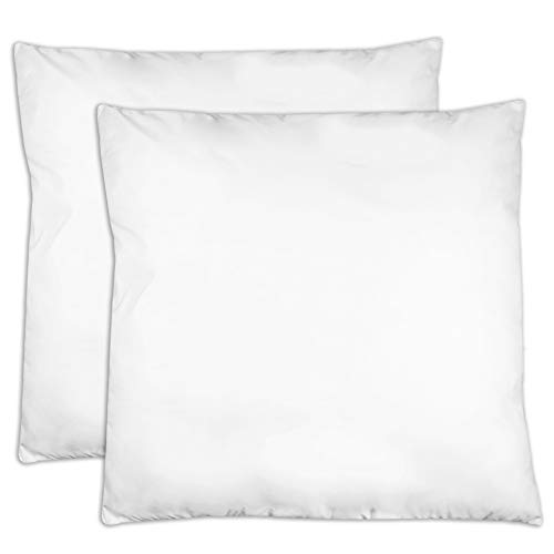 ZOLLNER 2 Rellenos de cojin de 80x80 cm