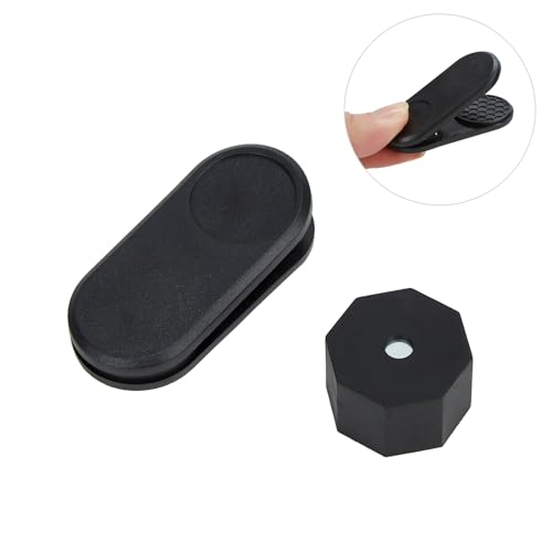 LAKE OF FIRE Chalk Holder Pool Billiards, Pool Cue Chalk Holder with Belt Clip Snooker Billiard Accessories Black (Octagon)