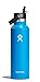 Produktbild HYDRO FLASK - Trinkflasche 621ml (21oz) mit Strohdeckel - Vakuumisolierte, Wiederverwendbare Flasche aus Edelstahl - Auslaufsicherer Deckel - Heiß & Kalt - Kleine Öffnung - Pacific