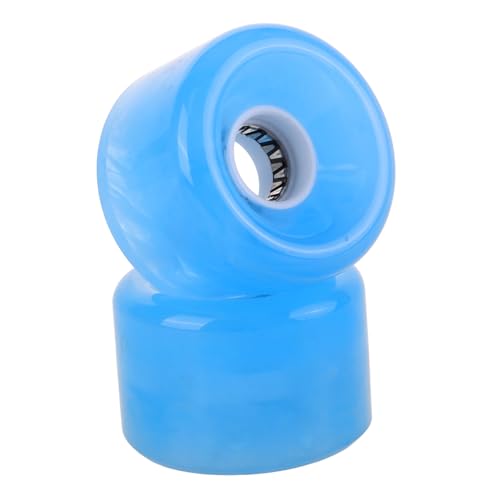 Yardwe 2 Piezas cómodas Ruedas de Skate Llantas patinetas monopatín eléctrico Rueda Grande Rueda de Longboard reemplazo de Rueda de patineta Ruedas de Skate de Repuesto Sky-Blue