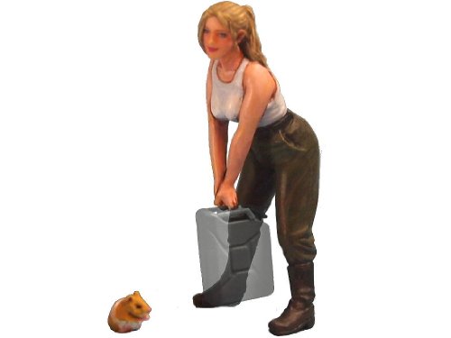 Aurora Model 1/35 Figures Wwii German Army Soldier Ver.6 Female Metal Kit #TOP4