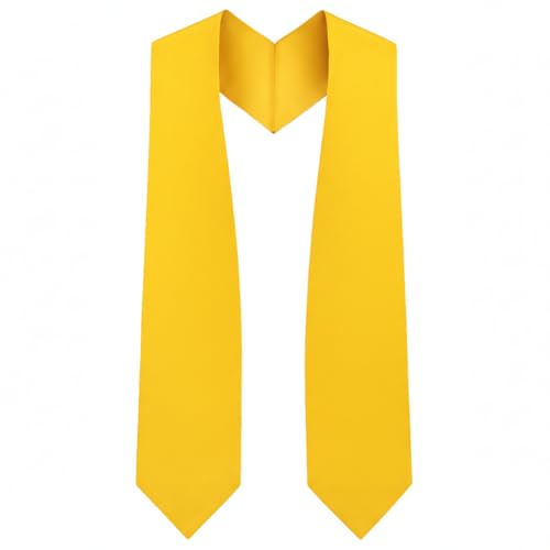 CLERKMANS Unisex Adult 62 Long Plain Graduation Stole Sash