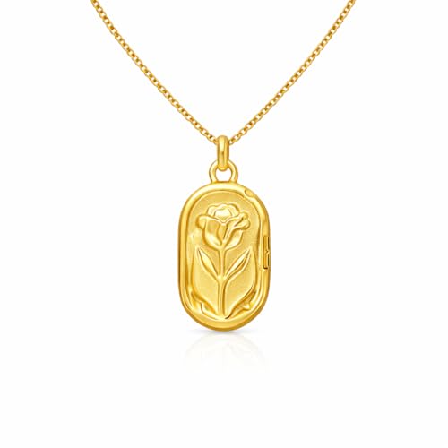 Image of RIDHVEE Anti-Tarnish Gold Plated Pendant Necklace for Women & Girls | Skin Friendly Lightweight Fashion Jewellery | Elegant Minimalist Chain Necklace & Gifting