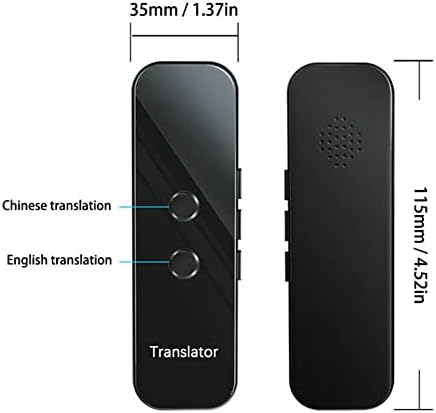 Smart Voice Language Translator Device - Real-Time 2-Way Translation, Supports 72 Languages for Travel, Business, and Learning