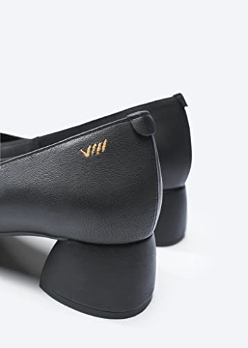 VISCATA Milan Women's Leather Wedge, Spain Handmade Casual Pump Comfortable Shoes with a Sturdy All Natural 1.5” Wedge4