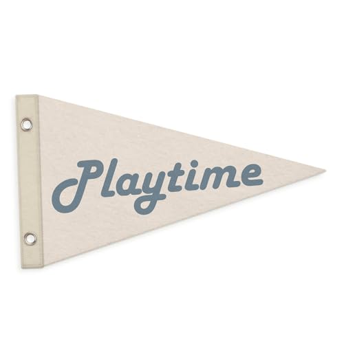 MOFUYU Playroom Decor Pennant Banners Flags,Nursery Decor Felt Banner for Kids Boys Girls Room,Nursery,Playroom,Toddler Room,Classroom,Dorm,Kids Essentials 7.4x14 Inch