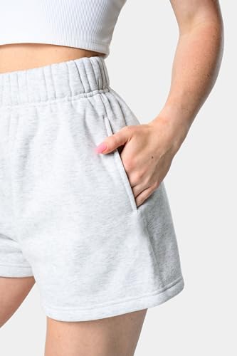 Image of Kamo Fitness CozyTec Sweat Shorts Women High Waisted Lounge Comfy Casual Cotton Shorts with Pockets