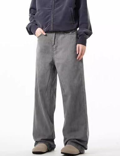 Men's Y2K Jeans Vintage Baggy Jean Pants Grunge Aesthetic Skater Pants Streetwear Relaxed Fit Jeans Trousers4