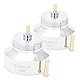 BLUMKRAFT 2 Stück Metall Adapter für BRAUKMANN OVENTROP und PRUSS Heizkörper M40 x 1,5 (Prototyp) auf M30 x 1,5 für Thermostat/Thermostatkopf M30 x 1,5 männlich. Neues Modell Juni 2025