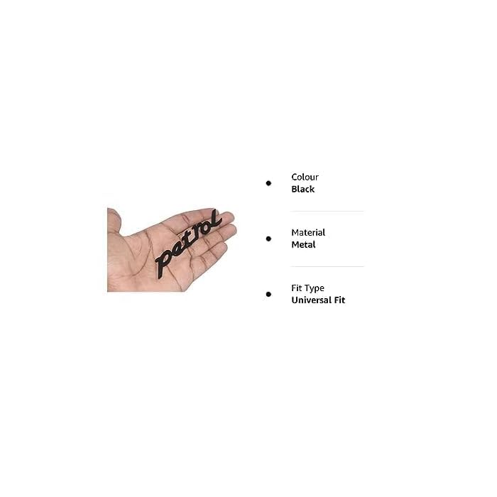 OAN Petrol Emblem Sticker for Car Fuel Tank (Black) - Image 2 thumbnail