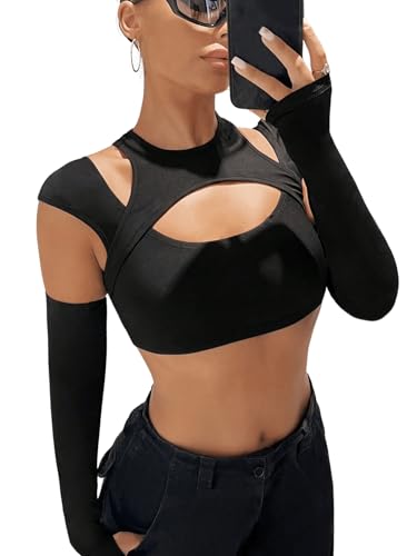 Crop top Y2k GORGLITTER, le débardeur sexy qui galbe et sublime sans comprimer - 4