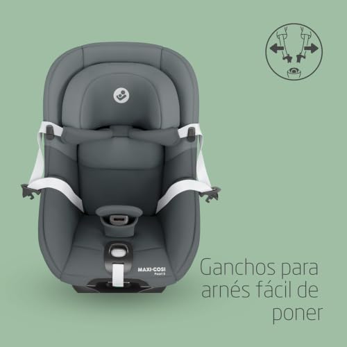 Miniatura 4 de Maxi-Cosi Pearl S i-Size, Silla Coche Bebé, 3 M-4 A, máx. 18 kg, 61-105 cm, Silla Coche Niño, 5 Posiciones Reclinación, Arnés Fácil de Poner, Protección Impactos Laterales G-CELL, Tonal Graphite