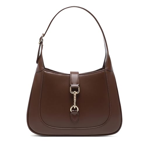 Keyli Women's Top-handle Handbags Vegan Leather Shoulder Bag Small Shoulder Purses with Long Strap