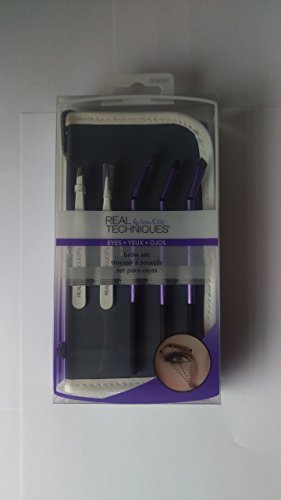 3 x Real Techniques 6 Piece Brow Set With Case New In Box