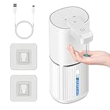 Honseadek Automatischer Seifenspender mit verstellbarem Schaumstoff, Wandmontage und wasserdichtem...