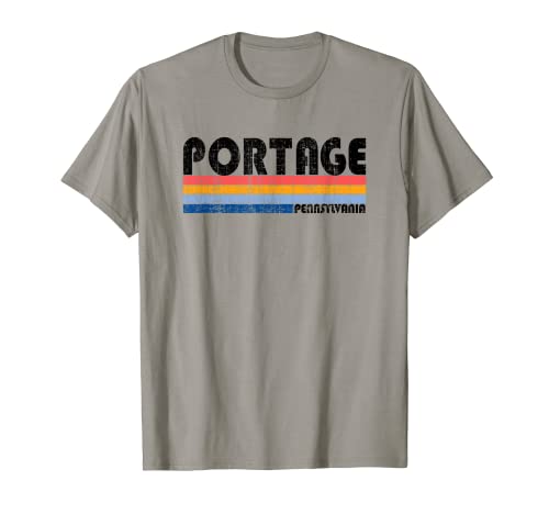 Vintage 70s 80s Style Portage, PA T-Shirt