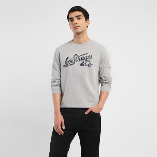 Image of Levi's Cotton Blend Men Crew Neck Sweatshirt