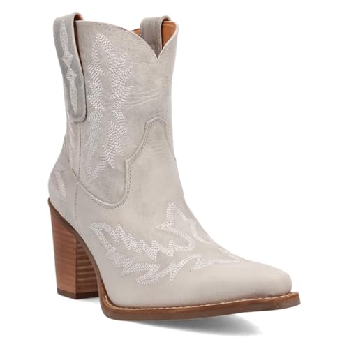 Dingo Womens Rocky Southwest Snip Toe Pull On Casual Boots Ankle Low Heel 1-2