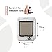 Cat Mate Microchip Activated Cat Flap (360) - ISO and AVID Compatible, Door for Entry Control of up to 30 Cats or Small Dogs, for Single/Multiple Glazing, UPVC, Walls and Wood, White