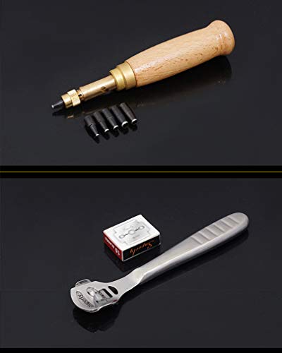 Joyeee 19 Pezzi Kit di Utensili in Pelle, Cucito