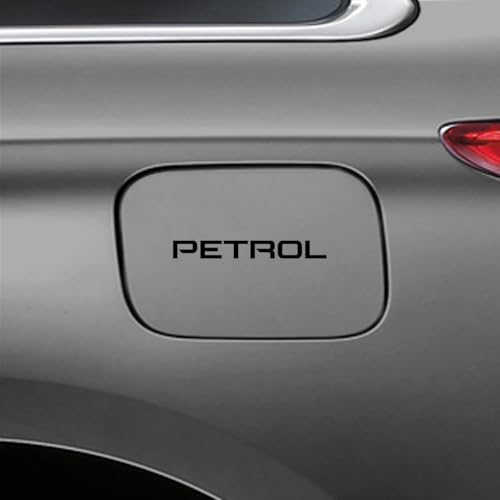 Image of Adhesive Petrol Warning Sticker for Vehicles, Perfect for Daily Use 1 Pack 2 Pieces (Black)