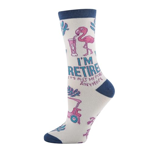 Image of ooohyeah Women's Novelty Crew Socks, Funny Saying Cotton Dress Socks