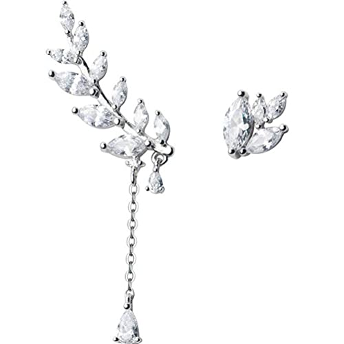 Boucles d'oreilles personnalisées en argent S925 et diamants éclatants