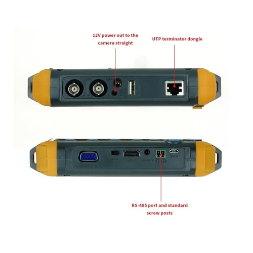 Monitor de cámara portátil IV8W para probar sistemas CCTV sin usar corriente externa 2